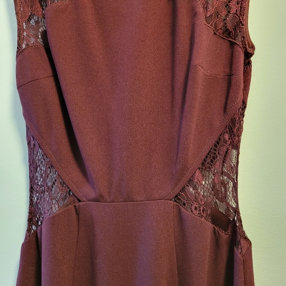 Saved by the Dress Maroon mermaid style - Picture 2 of 4